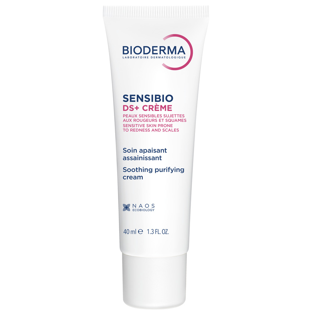 Bioderma Sensibio DS+ Moussant Crema Viso per Pelli Sensibili Soggette ad Arrossamenti e Squame 40 ml
